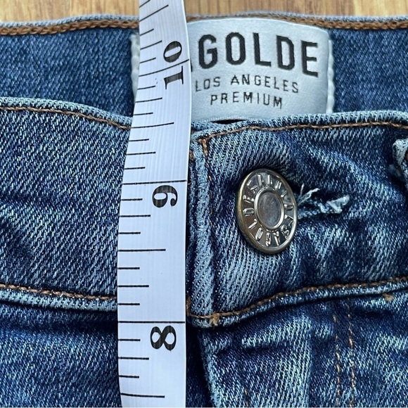 AGOLDE Women’s Sophie High Rise Skinny Distressed Ankle Crop Denim Jeans 25 - Picture 14 of 15